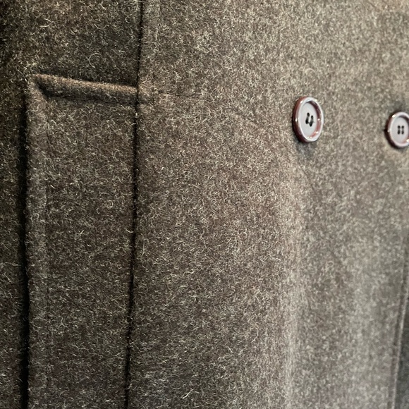 Vintage Brown Wool Winter Jacket from Unique Designer - Picture 5 of 5